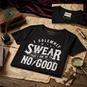 Harry Potter x Torrid 3XL Black Marauder's Map I Solemnly Swear Graphic Tee Goth